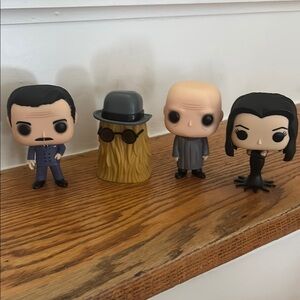 Addams Family Pop funko set of 4